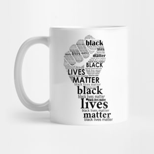 Black lives matter fist Mug